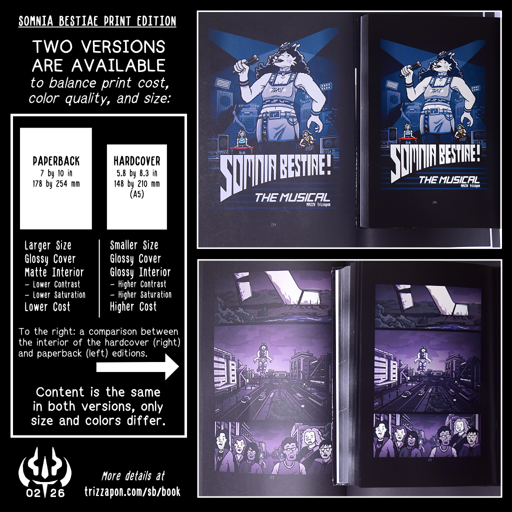 Somnia Bestiae interior page comparison